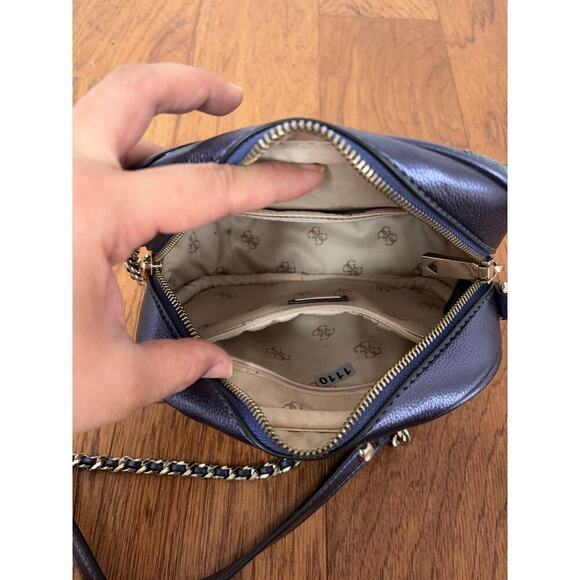 B4 Guess Denim Crossbody Bag Y2k Quilted - Picture 6 of 8